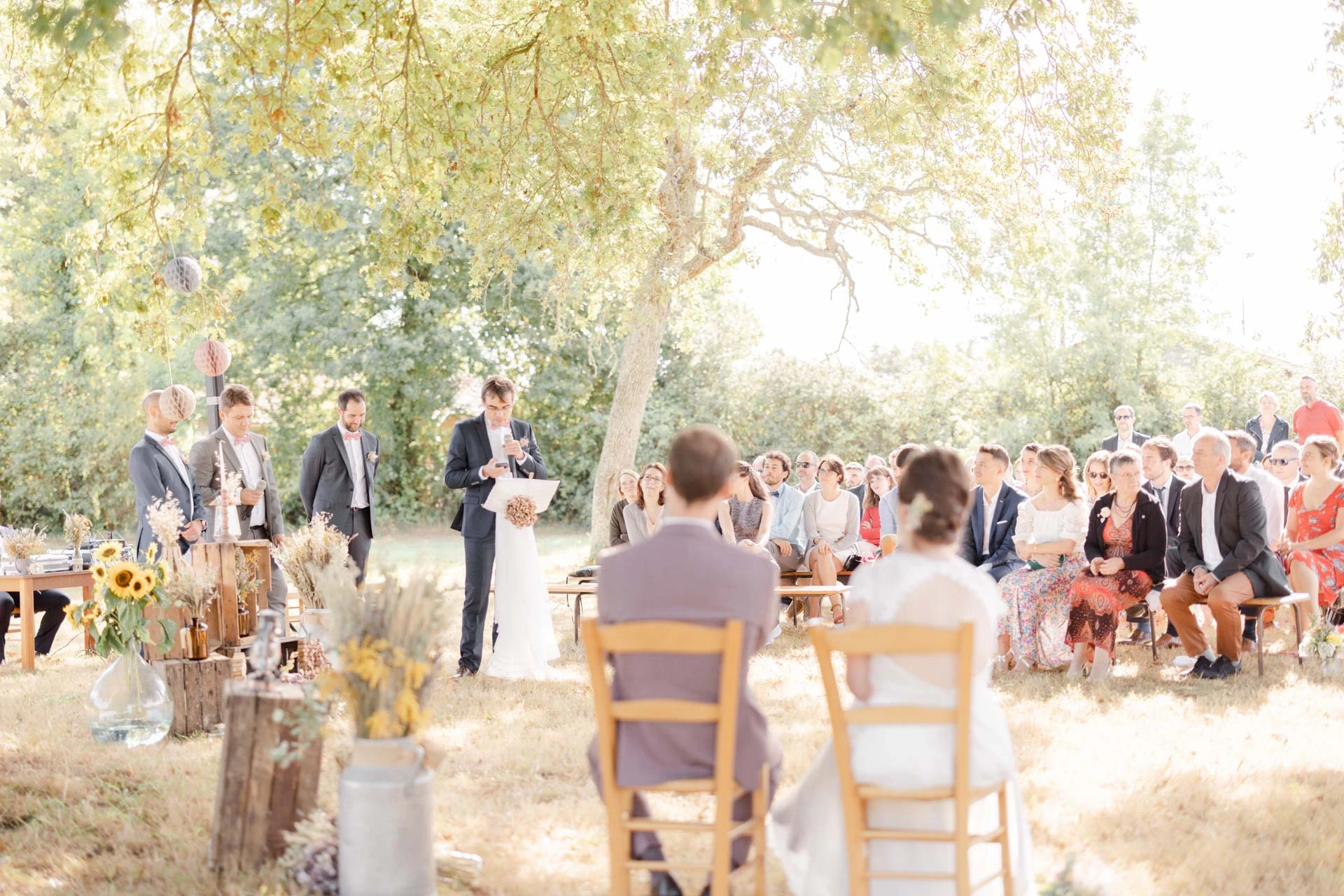 événement robe mariage gris marron